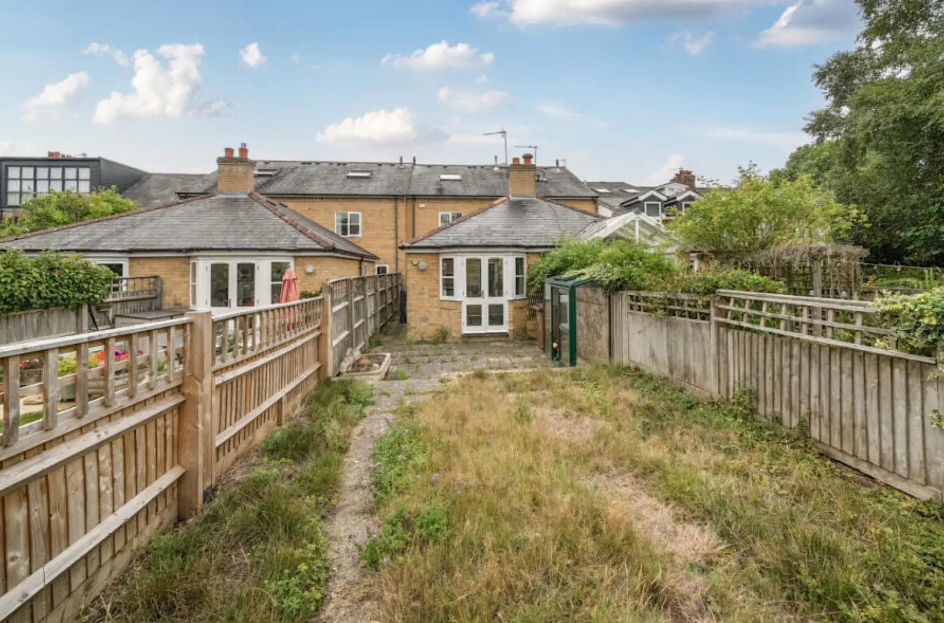 Private rear garden