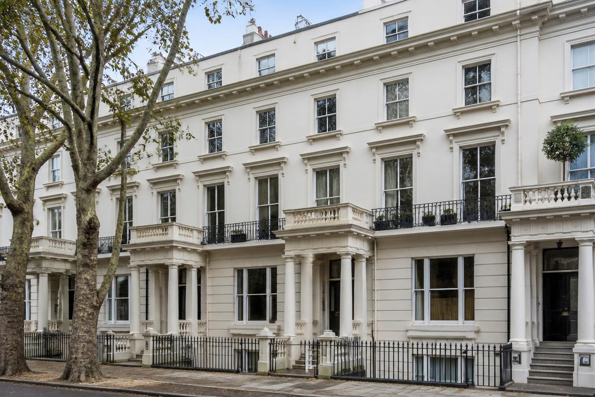 Townhouse at Egerton Crescent in Kensington, London